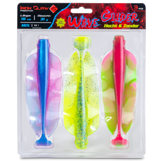 Iron Claw nástraha Wave Glider Mix Kit 1 Hecht & Zander 16cm 31g 3ks
